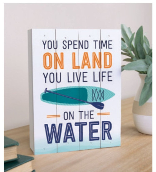 Wood Block - Spend Time On Land