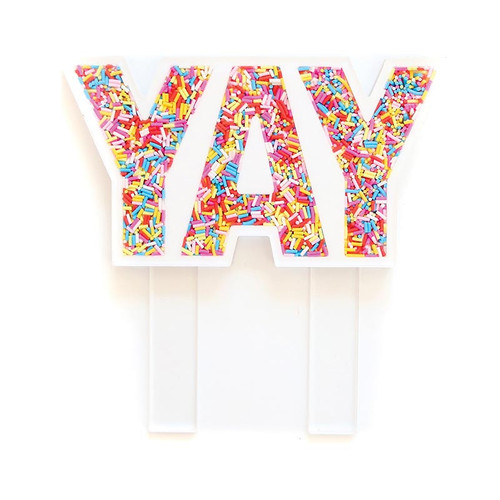 Cake Topper - YAY