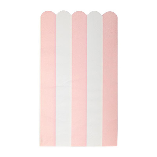 Guest Napkins - White Pinwheel
