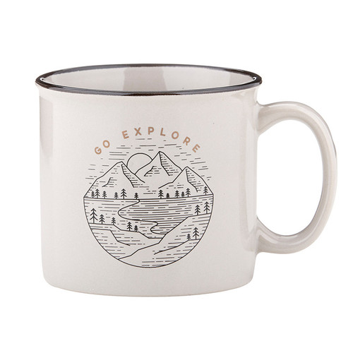 Campfire Mug - Grey - Go Explore