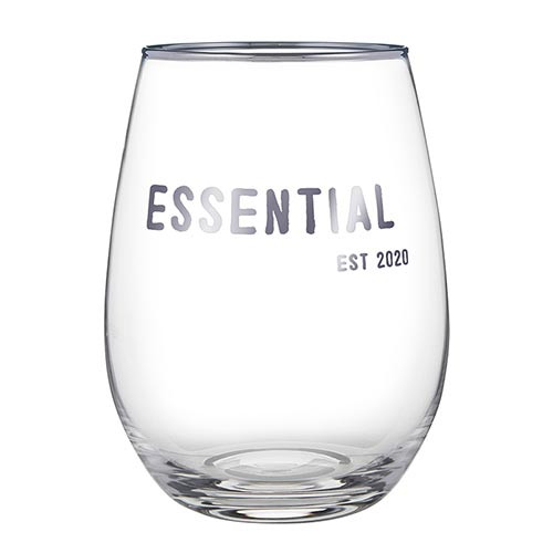 Face to Face Stemless Wine Glass - Essential