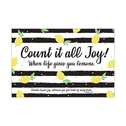 Small Poster - Count it all Joy