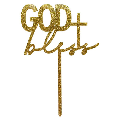 Cake Topper - God Bless