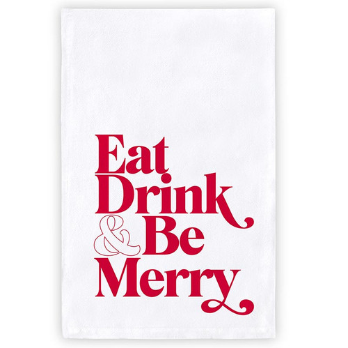 Face to Face Napkin Set - Eat, Drink & Be Merry