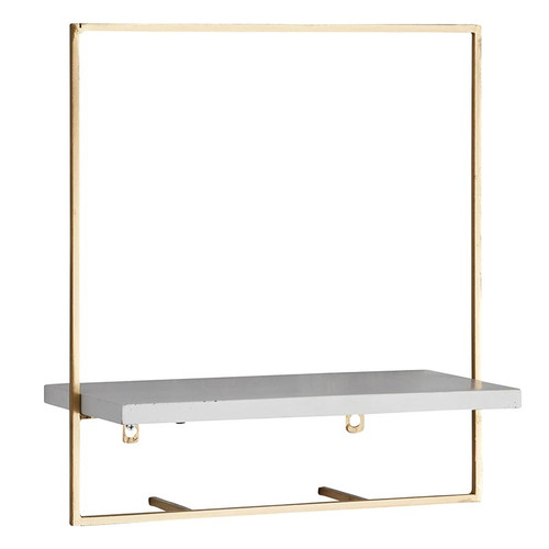 Brass Wall Shelves - Small