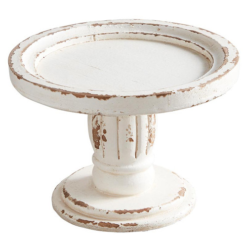 Round Wood Pedestal