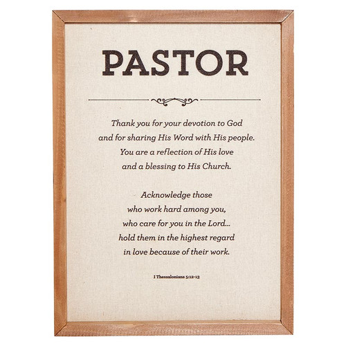 Wall Sign - Pastor