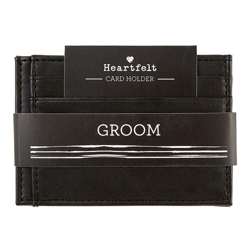 Groom Card Holder
