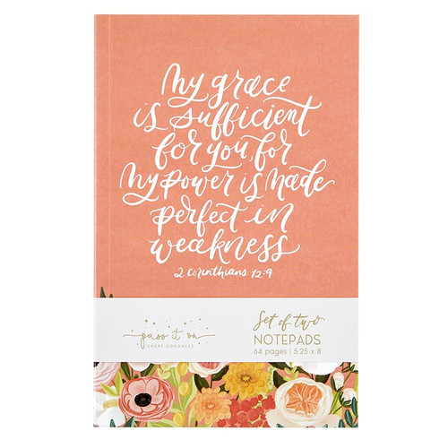 Notebook Set - My Grace is Sufficient/Make people feel loved today