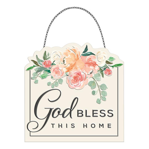 Tin Wall Decor - God Bless This Home