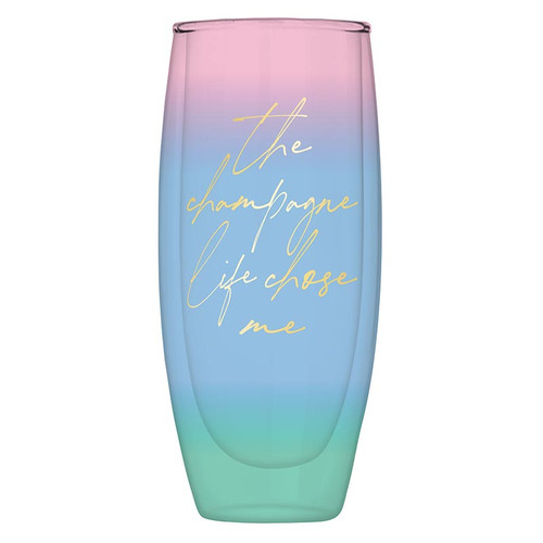 Double-Wall Champagne Glass - Champagne Life