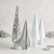 Face to Face 12" White Glass Tree