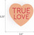 Candy Heart - True Love - Orange