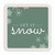 Christmas Ceramic Mini Sign - Let It Snow