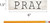 Mini Sign - Pray