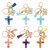 Filled Display - Cross Keychains - 24/pk