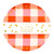 Melamine Appetizer Plates - Pink Plaid - 4ct