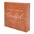 Harvest Word Block - In Everything Be Thankful