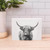 Heartland Home Collection Decorative Block - Highland Cow