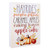 Hayrides Pumpkin Patch Caramel Apple Wood Block