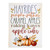 Hayrides Pumpkin Patch Caramel Apple Wood Block