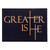 Greater Is He Collection Word Block - Carved