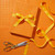 Wrapping Paper Sheet - Natural Orange 3pk