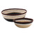Neutral Striped Seagrass Bowls - Set of 2