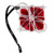 Velvet Present Ornament Scrunchie - Red - Set of 2