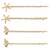 Hair Pins - Seashells - Set of 4