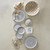 Coastal Stamped Appetizer Plates - Set of 4