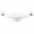 Ceramic Ribbon Handle Pedestal - White