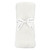 Knit Blankets with Ruffle - White