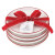 Face to Face Holiday Appetizer Plates - Set of 4