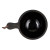 Black Wood Enamel Bowl With Handle