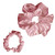 Satin Scrunchie - Light Blush - Set of 2