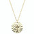 Gold Hammered Cross Necklace