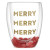 Double-Wall Stemless Wineglass - Merry Merry Merry