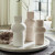 White Paper-Mache Vase - Medium