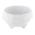 Paper-Mache Footed Bowl - White