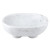 White Marble Footed Bowl - Large