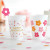 Acrylic Stir Sticks - Pink Flowers - Set of 4