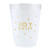 Gold Foil Frost Cups - Joy Water - Set of 6