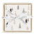 Ceramic Napkin Tray + Napkins - White - Trees