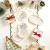 Paper Table Runner - Let It Snow Scalloped