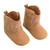 Cowboy Boots - Tan with Pink Stitching