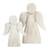 Wood Angel - White - Medium