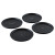 Small Melamine Plates - Made with Love - Set of 4