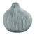 Blue Striped Droplet Vase