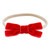 Holiday Velvet Bow - Red And Pinks - Set Of 3